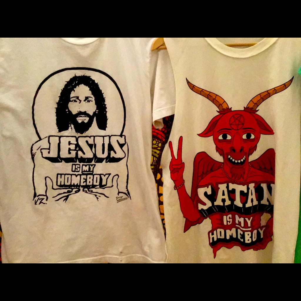 Rarest Uk Collectibledrop Dead Satan Homeboy W Tm Jesus Homeboy Summerduo $4both